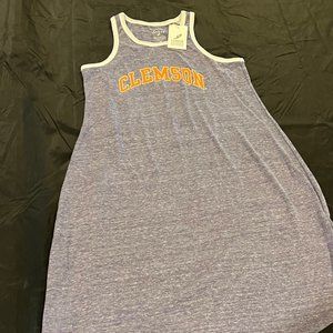New League Collegiate Outfitters Womens Clemson Purple Tank Dress Sz Medium
